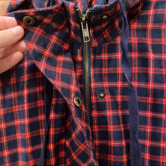 ModCloth Jacket Living Lodge Plaid Red Flannel - Picture 9 of 16